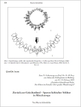 Zeichnung: vasenförmige Perlen, wie ein großer Glastropen mit einem Zipfel