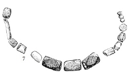 Zeichnung Glasperlen der Samarten, polyedrisch